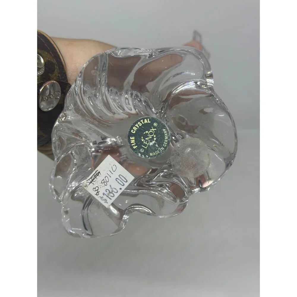 VTG Lenox Crystal Swordfish Sculpture Water Dance Collection Marlin Figurine MCM